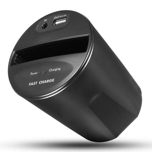 10W Car Wireless Charger Cup With USB Output