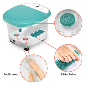 Belmint Foot Spa Bath Massager with Heat, Foot Soaking Tub Features, Bubbles and LCD Screen