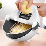 9 in 1 Multi functional Rotating Vegetable Cutter