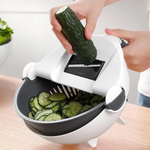 9 in 1 Multi functional Rotating Vegetable Cutter