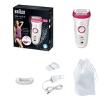 Braun Silk-epil 9 9-521 Wet & Dry Cordless Epilator with 2 Extras