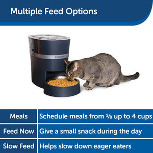 PetSafe Smart Feed Automatic Portion Control Pet Feeder - Holds Up to 24 Cups - Wi-Fi Enabled for iPhone and Android Smartphones