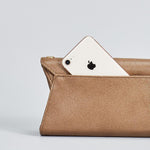 Hammitt Roger Pine Cone Brushed Gold Small Clutch