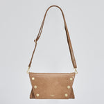 Hammitt Roger Pine Cone Brushed Gold Small Clutch