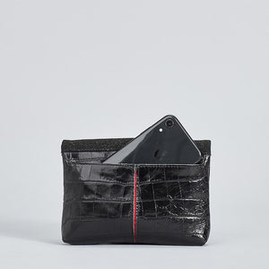 Hammitt VIP Half Pipe Gunmetal Small Clutch