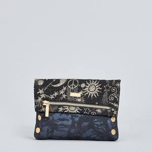 Hammitt VIP Stargaze Brushed Gold Small Clutch