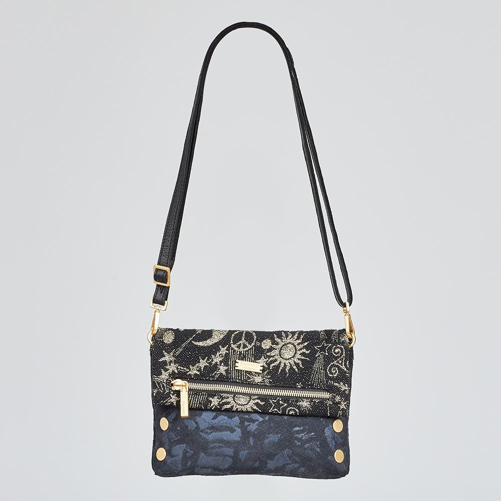 Hammitt VIP Stargaze Brushed Gold Small Clutch