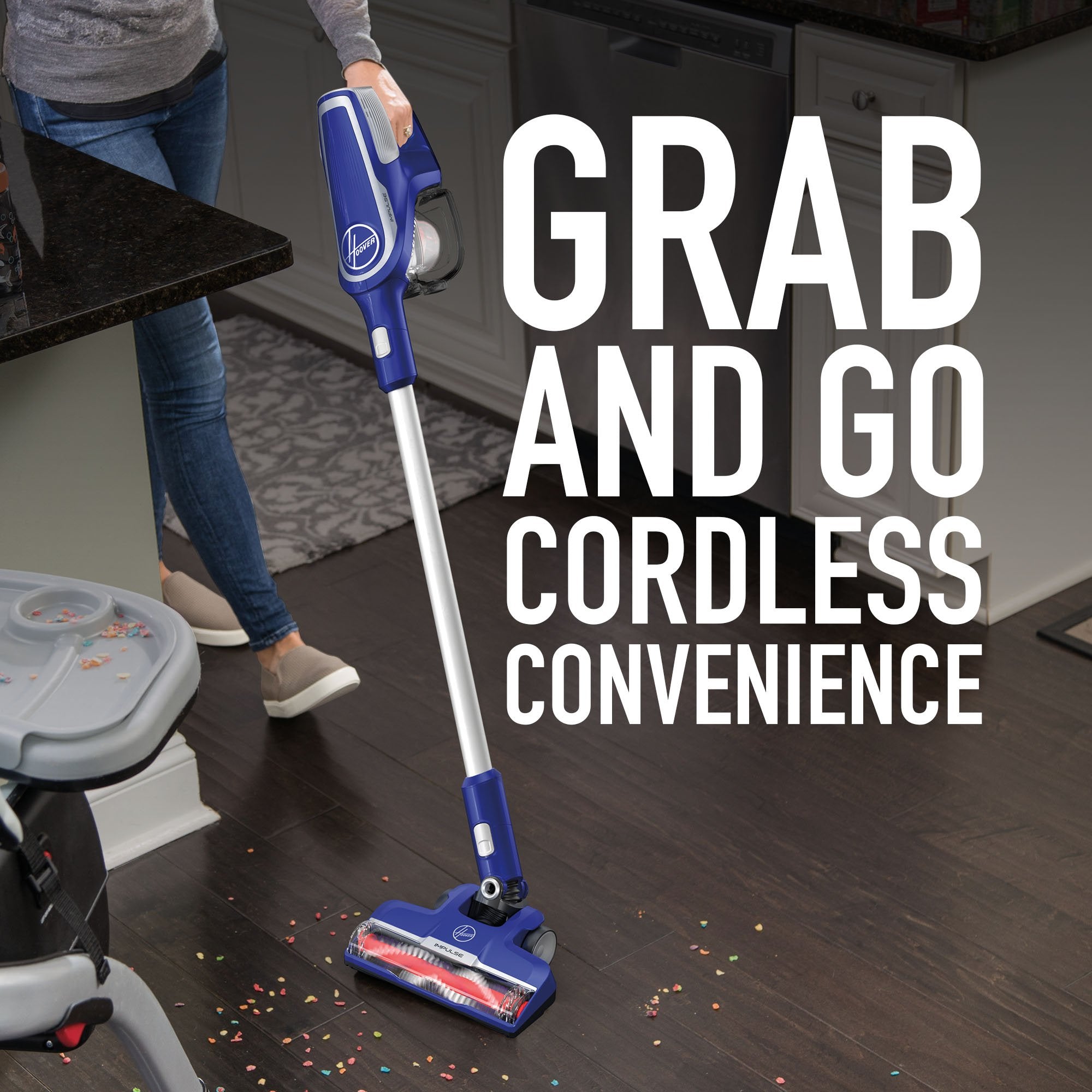 Hoover IMPULSE Cordless Stick Vacuum Cleaner, BH53000